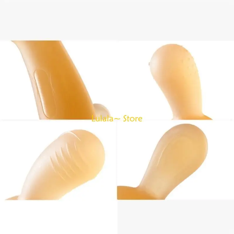 Y4QA Baby Educational Toy Silicone Soothing Teether Baby Teether Toy Nursing Teething Toy Rabbit Soothing Teether