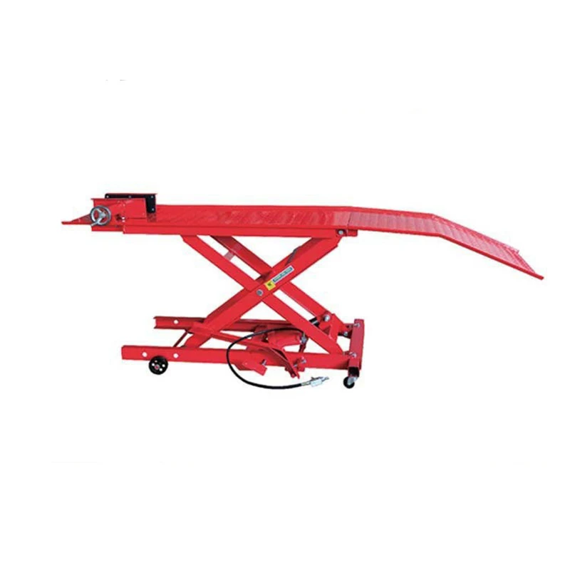 Professional Motorcycle Lift Table 500kg Capacity Hydraulic Scissor Platform For Garage Workshop