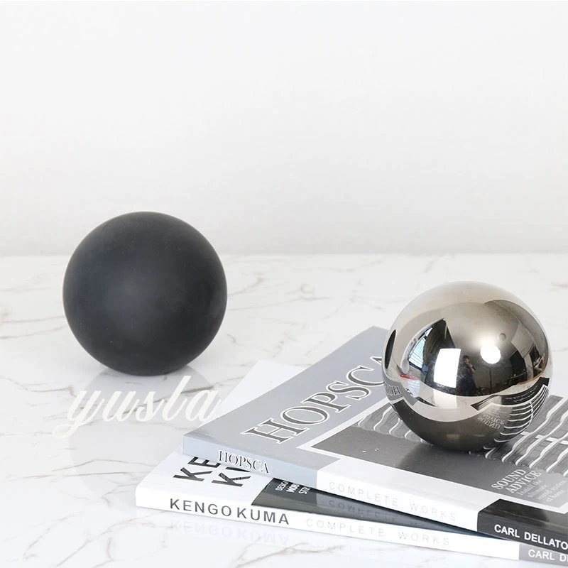 Minimalist and Luxurious Living Room Coffee Table, TV Cabinet, Villa Sphere, Sales Office Dining Cabinet, Entryway Cabinet, Deco
