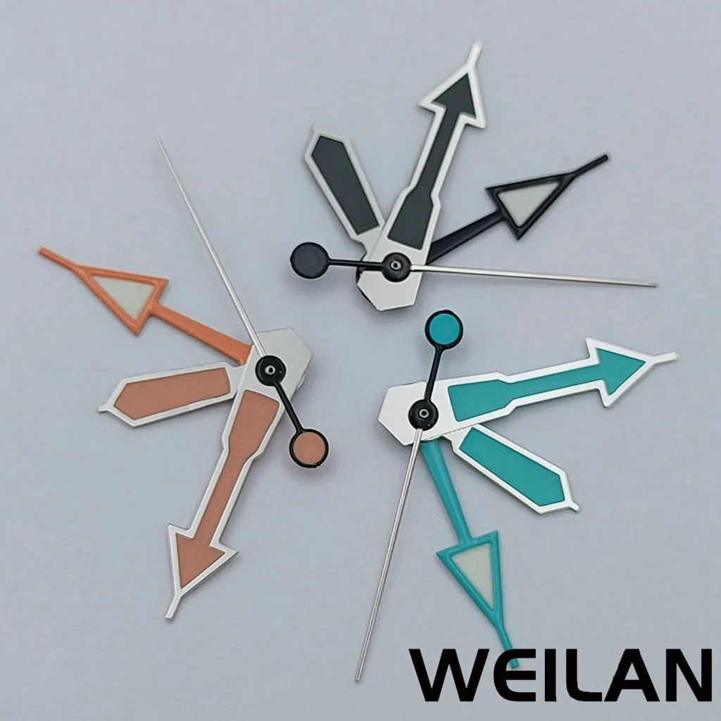 Silver Red Orange Green Blue Purple Watch Hands Luminous Hands Fit NH34 GMT Movements