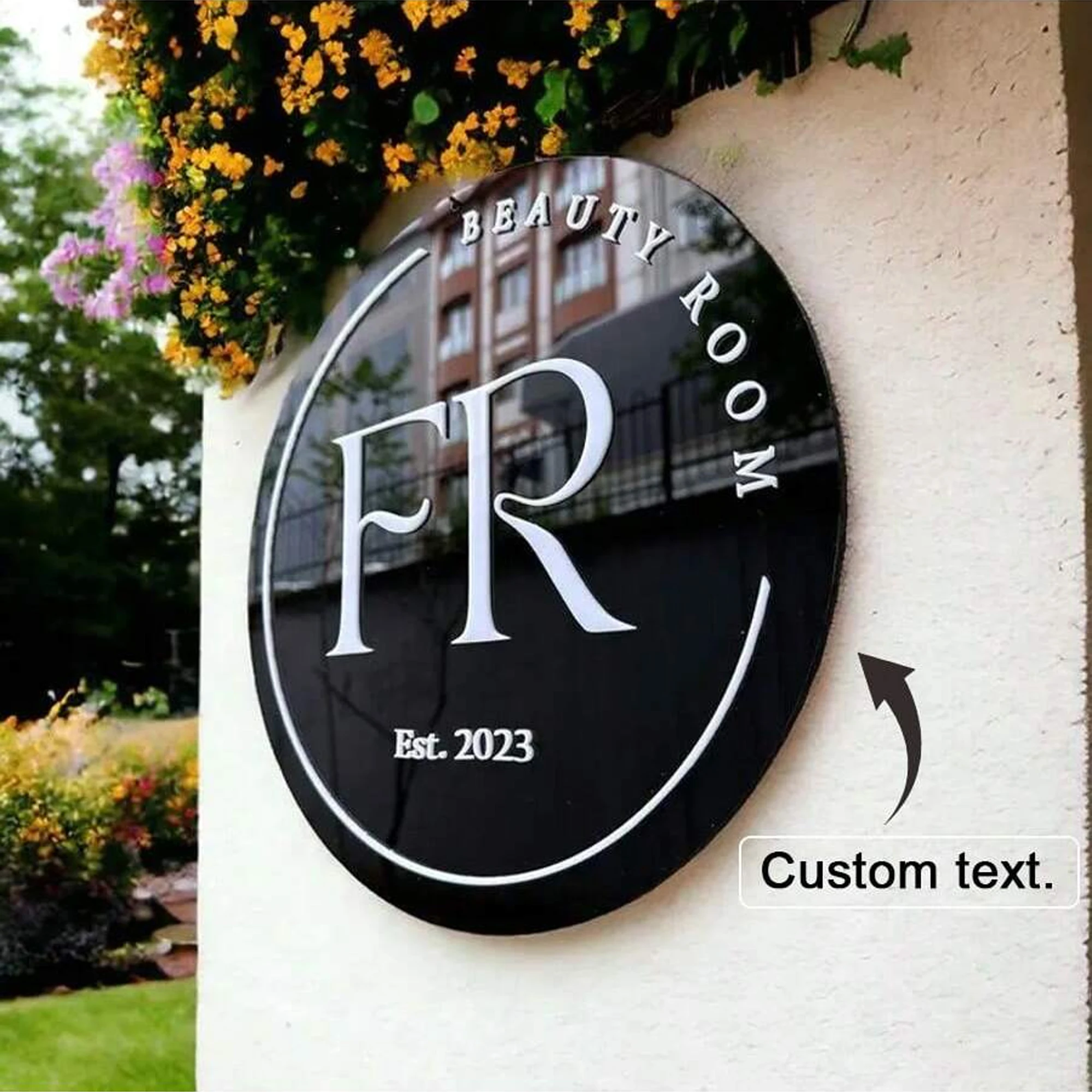 Customizable Acrylic Sign for Commercial Use