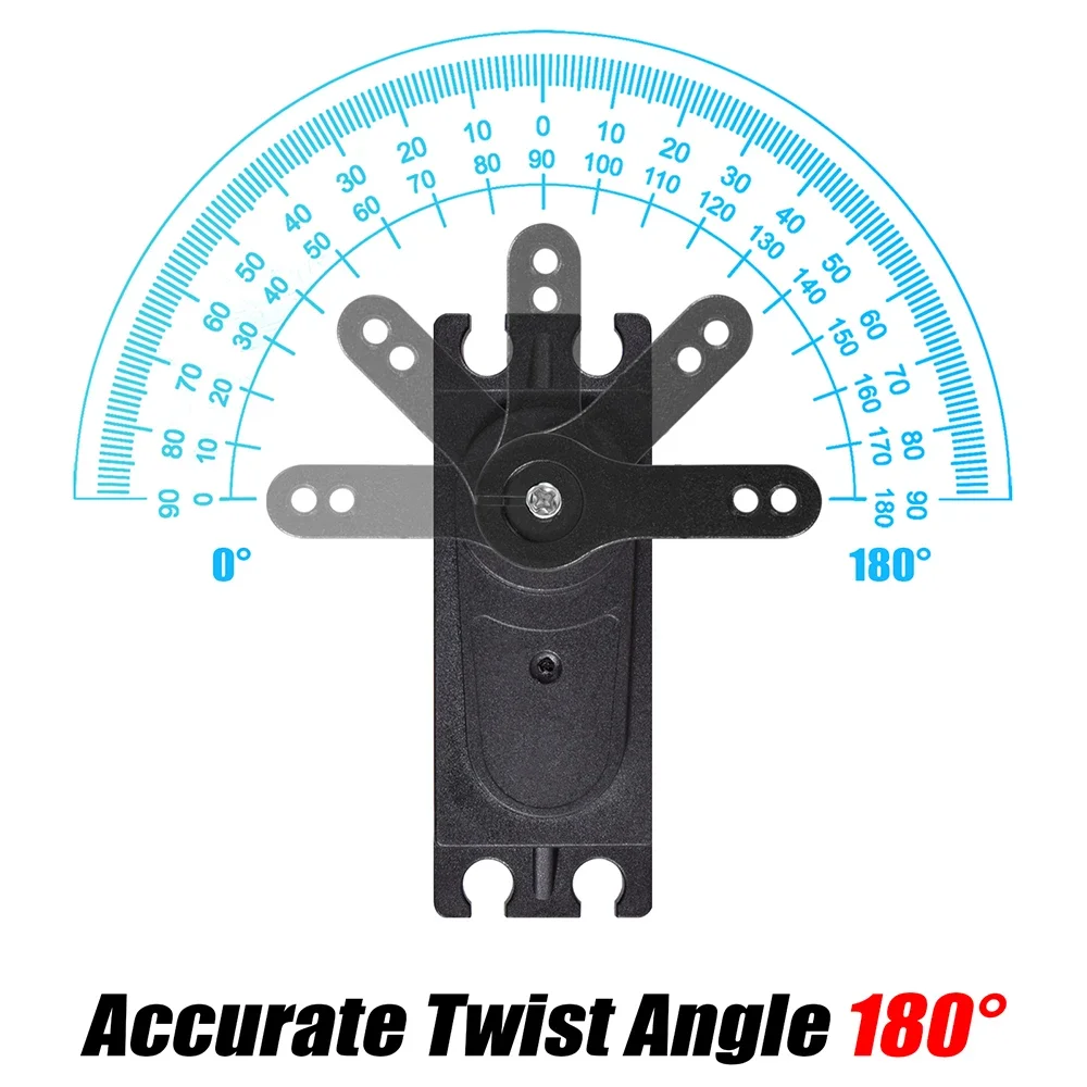 Servo brushless standard 9imod 20KG custodia in lega di alluminio servo ingranaggio digitale impermeabile in metallo per 1/8 1/10 RC Crawler Car Boat fai da te