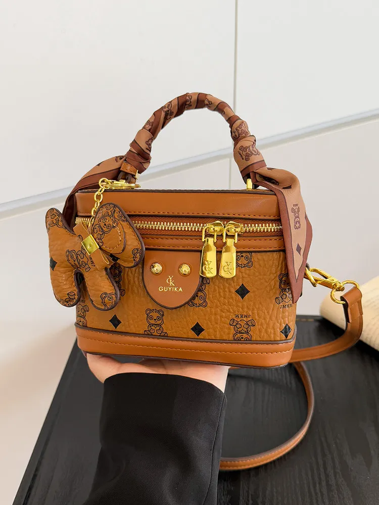 CITEX LV Loja Oficial: Nova Bolsa  Feminina Retrô Floral de Luxo, Compacta, com Alça Macia, Formato Rígido Médio e Fecham...