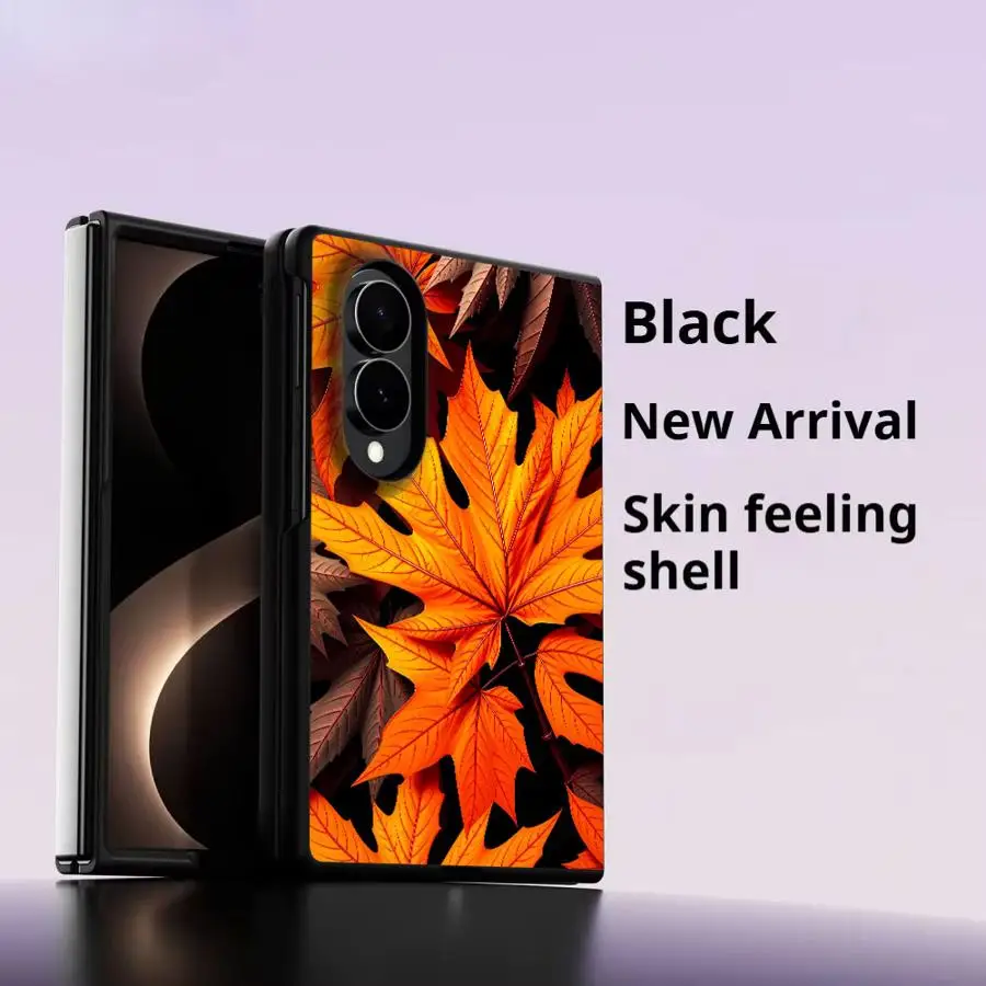 Big Autumn Leaf Luxury Phone Cover Case for Samsung Galaxy Z Fold8 Wide Z Fold 8 ZFold Wide ZFold8