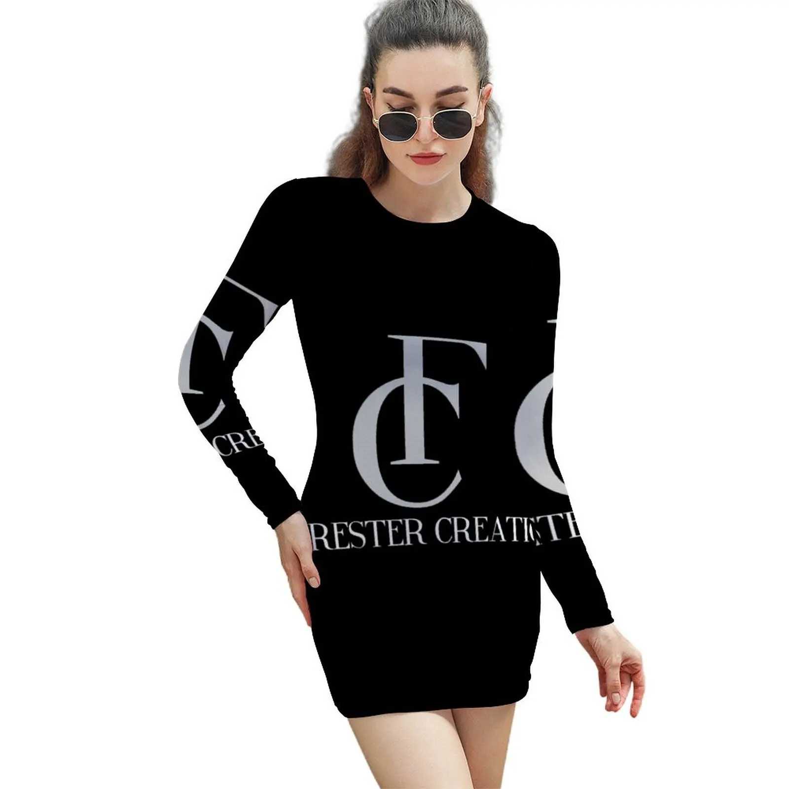 

Forrester Creations The Bold And Beautiful Shirt Long-Sleeved Sheath Dress elegant party dress for women 2024 woman dress