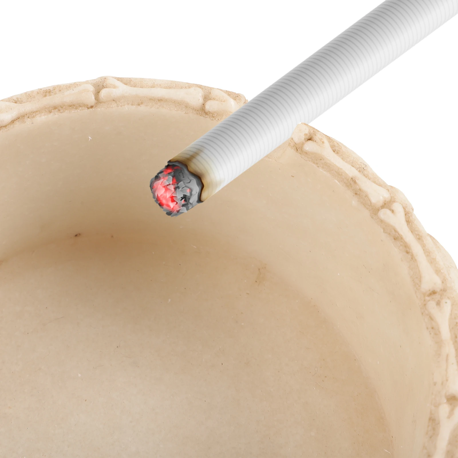 

Stylish Skull Ashtray Resin Halloween Decoration Desktop Cigar Ash Tray Smoking Supplies Unique Cigarette Butt Container Cool