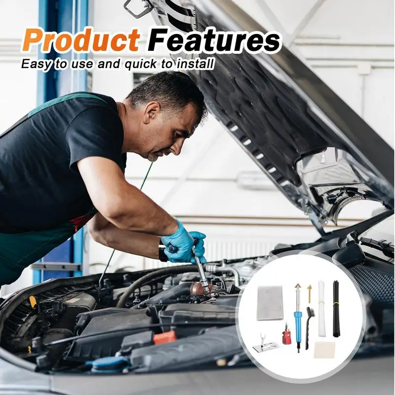 

Bumper Repair Machine Crack Repair Welding Machine Automotive Tool Kit Small Welding Kit Portable Bumper Crack Repair Kit