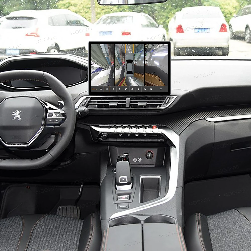 13,1-дюймовый 2Din автомобильный радиоприемник для Peugeot 3008 5008 2017-2020 Android 13 Универсальный мультимедийный экран 2K Carplay Wi-Fi GPS-навигация