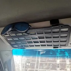 Sun visor organizer tactical car hanging plate visor off-road vehicle multifunctional Molle interior modification device object