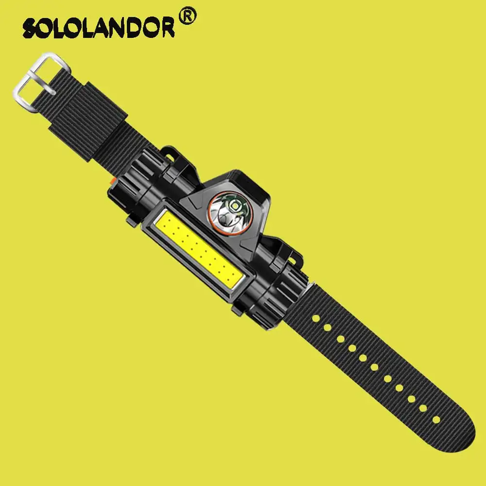 LED white Portable Light Wristlight Strap Flashlamp Night Cycling Running Fishing Lamp Wrist Band Bracelet Wristlamp Flashlamp