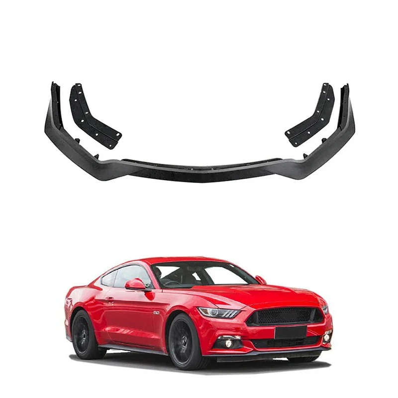 

RTR Style ABS Material Car Body kits Front lip Body Kit Front Bumper Lip For Mustang Gt500 2018-2023