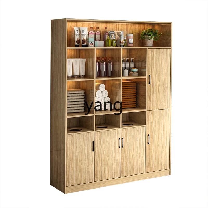 

Lh Wooden Locker Barber Shop Product Cabinet Beauty Salon Yoga Studio Gym Locker