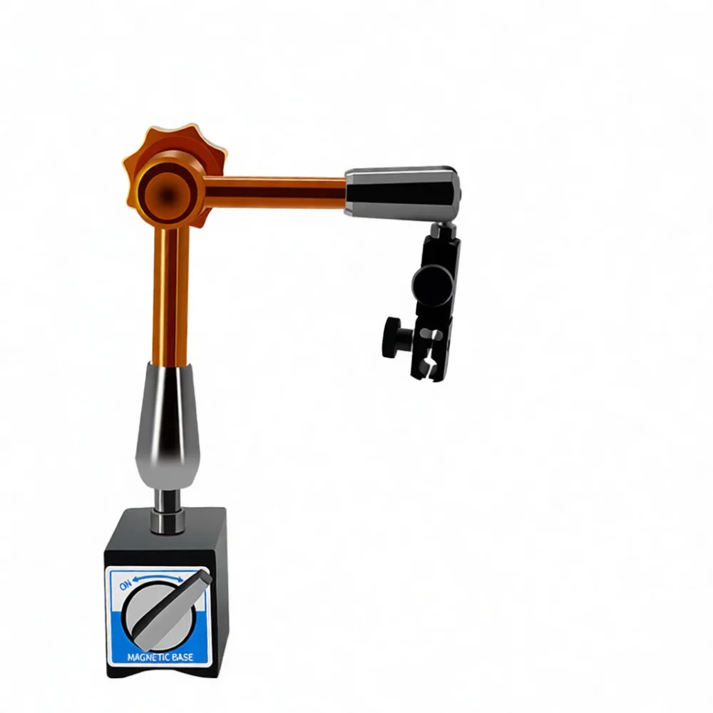 High Performance Dial Gauge Indicator Magnetic Stand Kit Precision Calibration Measuring Tool For Machining Industry