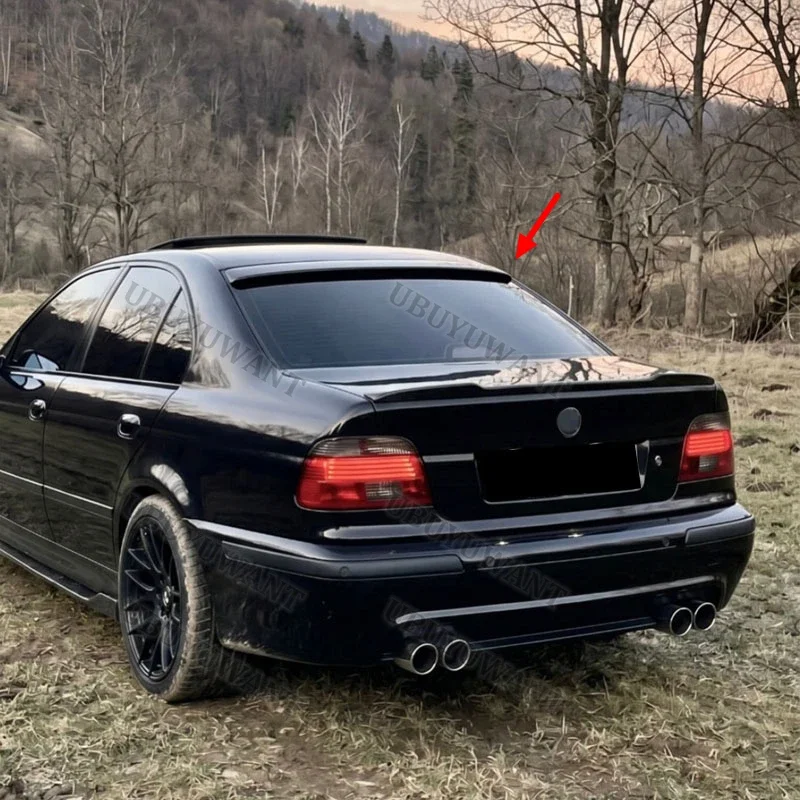 Für BMW 5er E39 1997-2003 Carbon-Heckklappenspoiler Ducktail Lippe Flügel