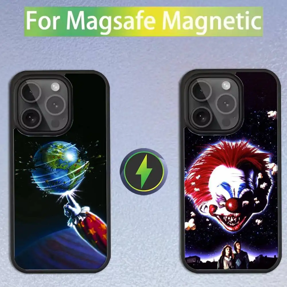 

Killer Klowns From Outer Space Phone Case For iPhone 16,15,14,13,12,11,Pro,Max,Plus,Mini,SE Magsafe Magnetic Wireless Charging
