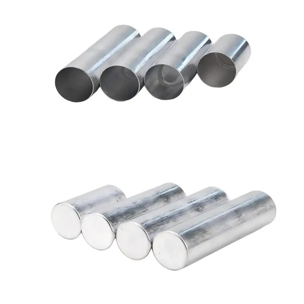 

100Pcs 25mm Dental Lab Aluminum Cartridges with Covers - Flexible Acrylic Denture Supplies for Removable Denture Work ﻿