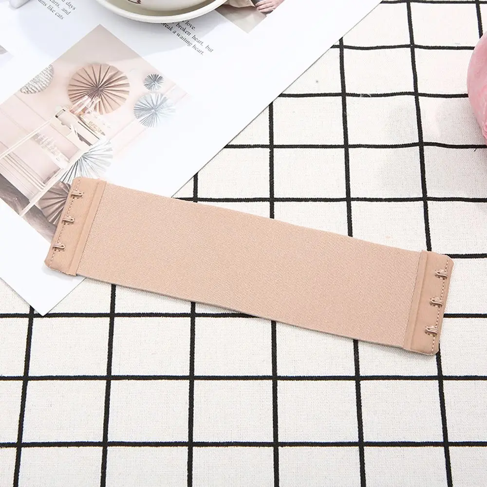 

Non Slip Adjustable Women Elastic Band Solid Color Bra Accessories Bra Buckle Extension Buckle Transparent Bra Extender
