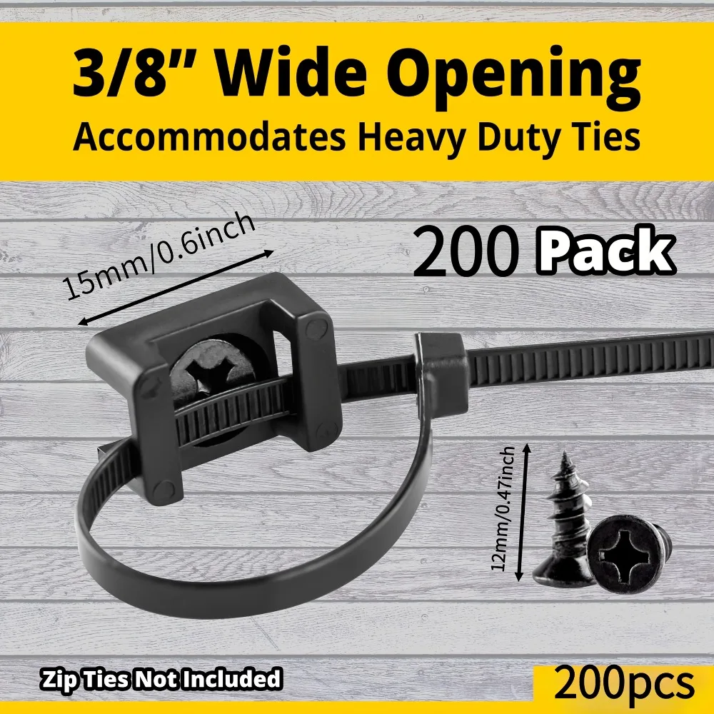 200Pcs U Spring Metal Retainer Clips & Self Tapping Screws Kit For Motorcycle Car E-Bike Fairing Fender Fastener Hardware