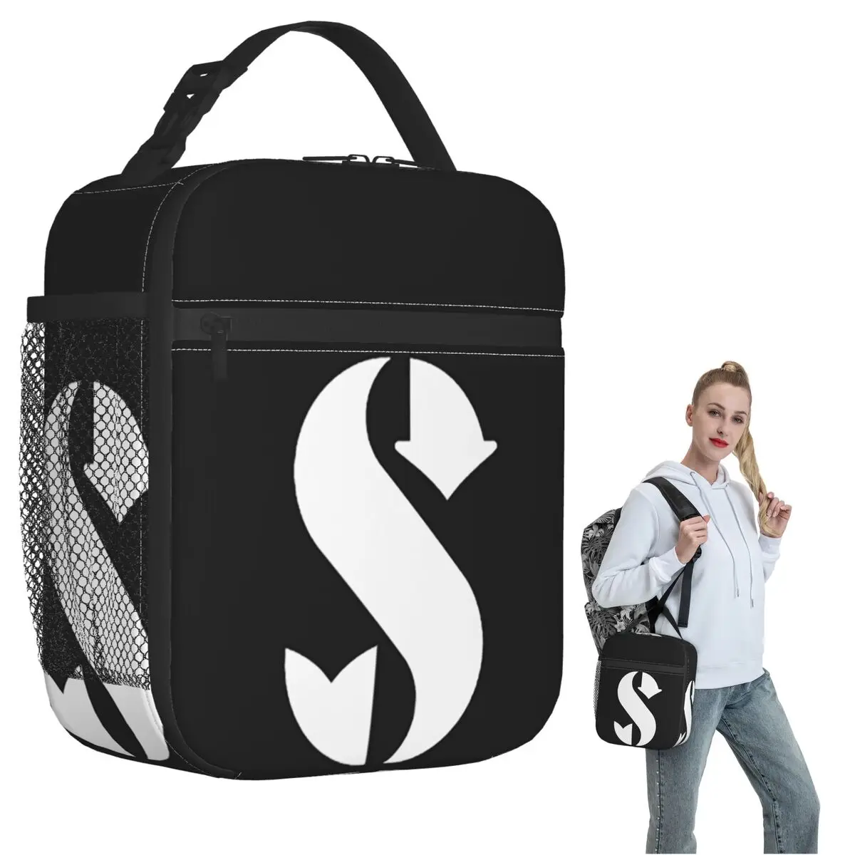 Scubapros Bolsa térmica para merendeira, para mergulho, para mulheres e crianças, caixas de comida portáteis, bolsa térmica para merenda