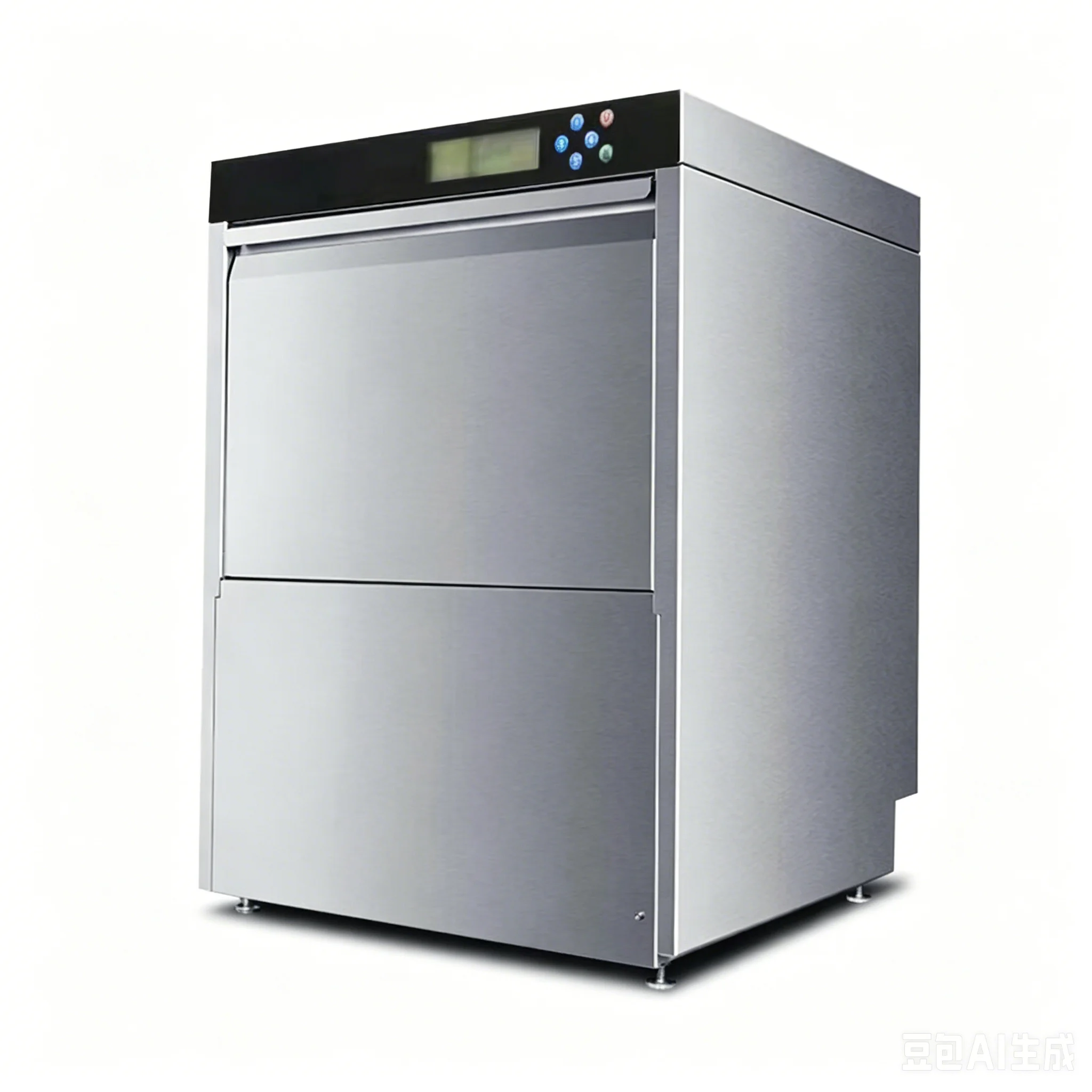 Undercounter Commercial Glass Washer Built-in Dishwasher Stainless Steel 500mm Basket for Restaurant Bar Hotel Home Use Pro
