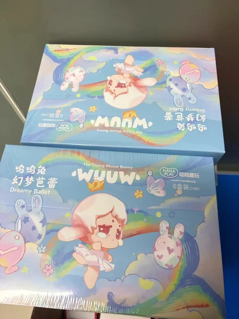 

In Stock Wuwu Rabbit 2nd Gen Mystery Box Dream Ballet Flocked Cute Collectible Figurine Desktop Ornament Trendy Art Toy Gift
