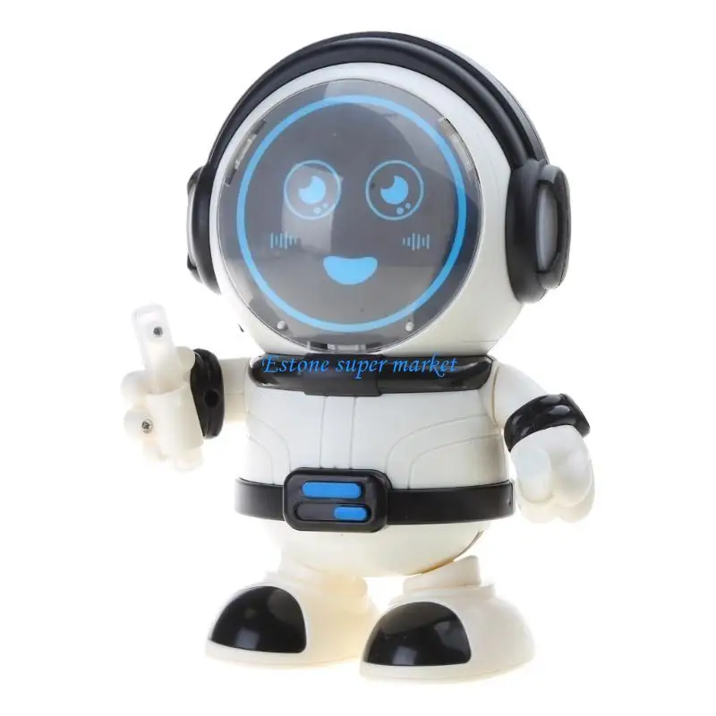 

090B Interesting Pet Robot Robot Walks Dances Music Have Fun for Moonwalk Robot for Kids Child Baby Lighting Electronic Pet