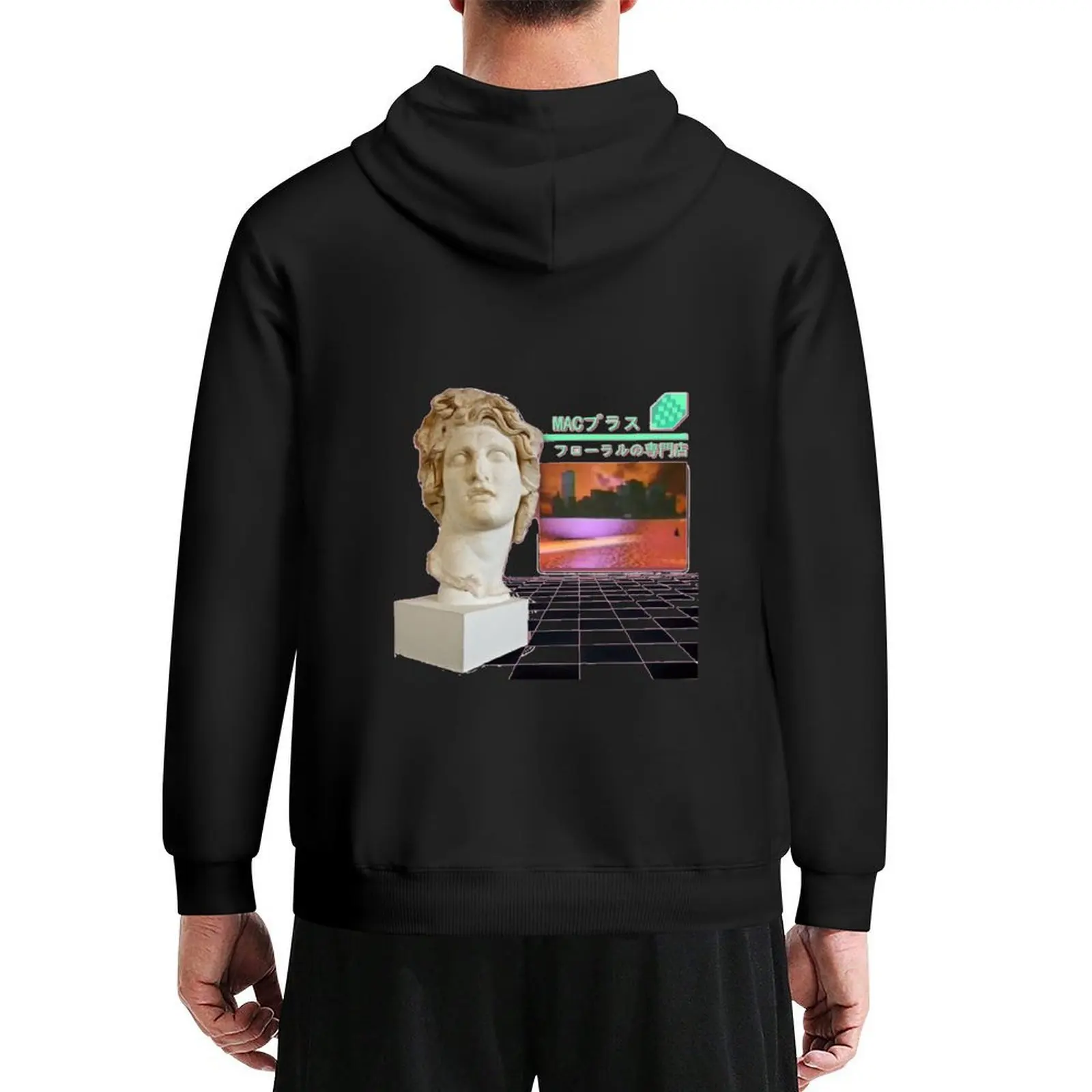 

Macintosh Plus Floral Shoppe Hoodie men's sweat-shirt set anime clothing men clothes mens clothes tracksuits