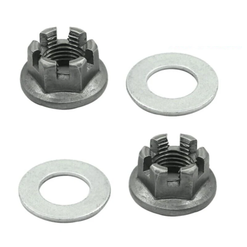 2x Nakrętka zamkowa piasty tylnej osi do Yamaha Banshee Blaster Raptor Warrior Raptor 660 350 YFZ450 2004-2005 & Breeze Grizzly 125 04-13