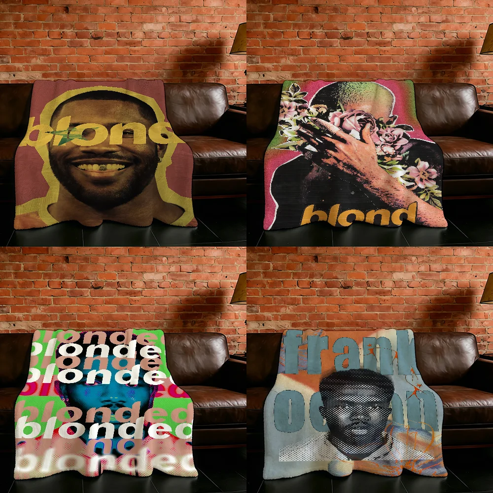 F-Frank Singer O-Ocean Blanket Flannel Warm Soft Throw Blanket For Room Sofa Childish Birthday Gifts
