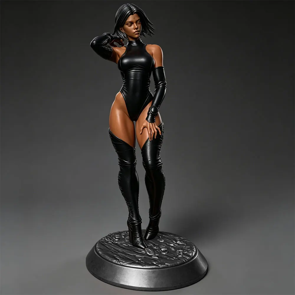 1/24 Sexy Figurine,Attractive young girl resin model kit GK miniature 3D printed gray model doll DIY doll model Uncolored