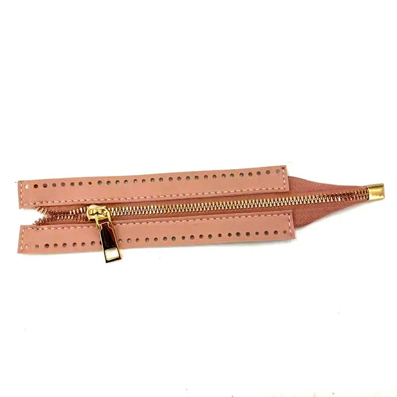 1PC Zipper For Woven Bag Hardware PU Leather Accessories Clothes Woven Bag Sewing Accessories High Quality Crochet Bag Hardware