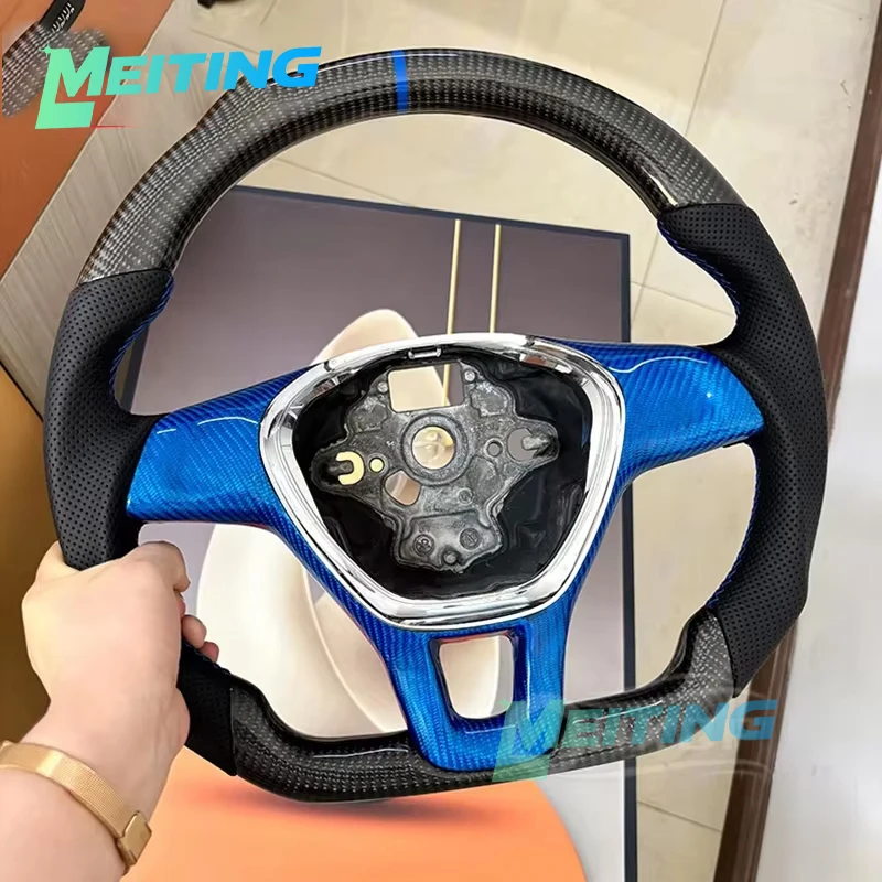 Carbon fiber steering wheel with carbon fiber frame suitable for Volkswagen Golf 7 MK7 GTI Tiguan