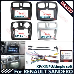 For RENAULT SANDERO LOGAN 9 10.1inch Car dvd radio Android Host speaker decoder MP3 MP5 fascia audio multimedia fasica frame