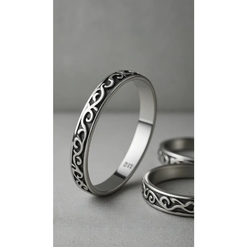 

Кольцо из стерлингового серебра с кельтским узлом, символом бесконечности и защитой от зла, в винтажном стиле, для женщин, размеры 4-13