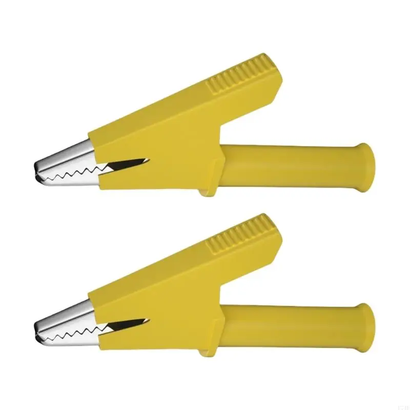 E74E 10mm Clipe teste aberto com a ferramenta teste precisão cauda 4mm conector PVC latão para reparos e