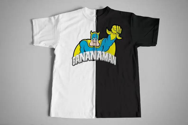 Bananaman T-Shirt | Classic Cartoon T-shirt | Retro Cartoon T-shirt
