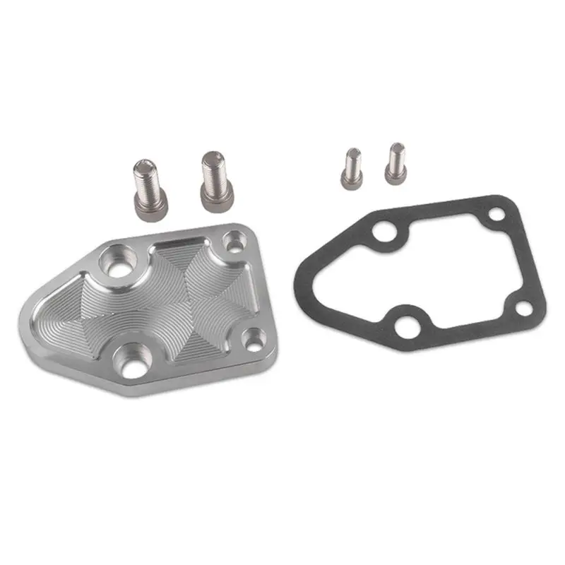 Closing Plate Baffle Double Fuel Pump Block Closing Plate For Fuel Pump Small Block SBS 283 327 350