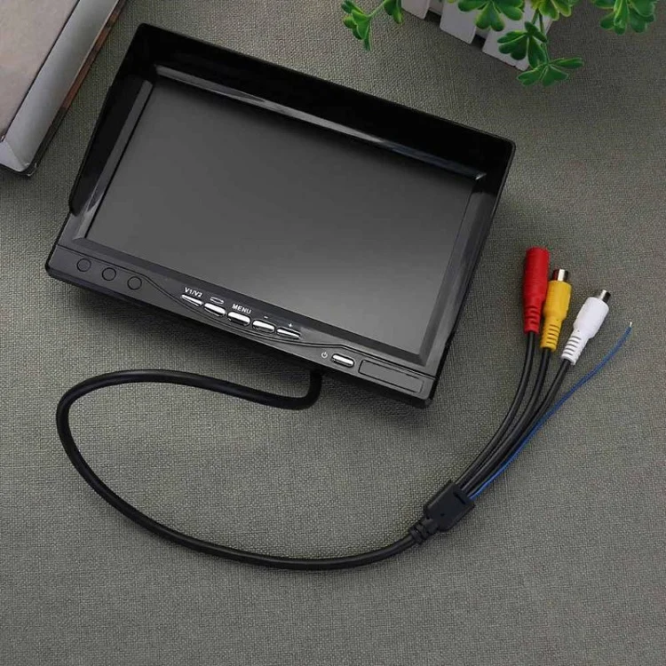 Reprodutor TFT DVD MP4 de alta qualidade Monitor de TV LCD de 7 polegadas