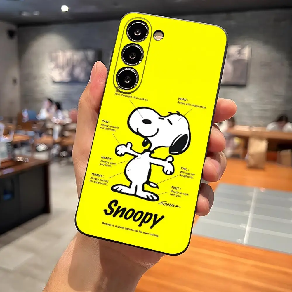 Cute S-Snoopys Phone Case For Samsung S26 S24 Ultra S25 S23 Fe S22 S21 Plus A57 A54 A37 A17 A53 A16 Back Cover view 5
