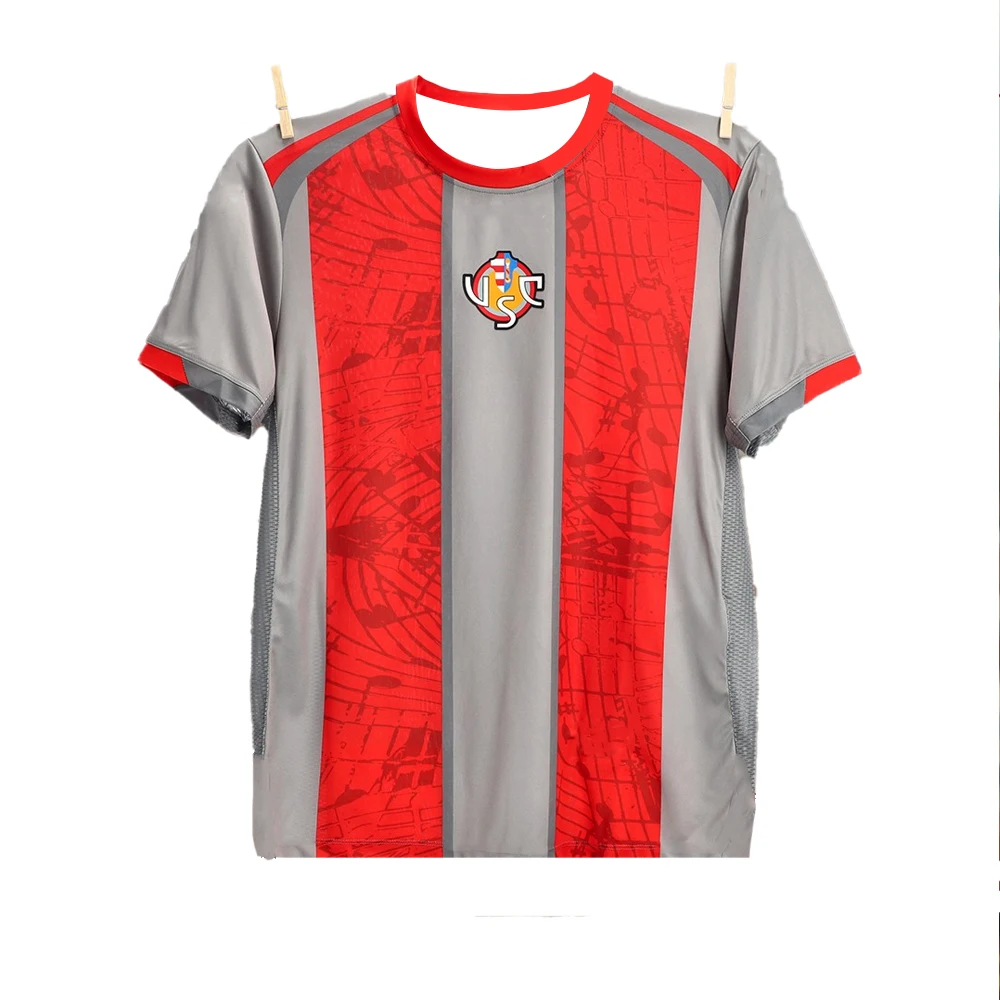 

2025-26 Cremonese Mens Home Football Shirt Summer Youth Kids Sportwear Oversized Training Soccer Uniform Moto Breathable Jersey