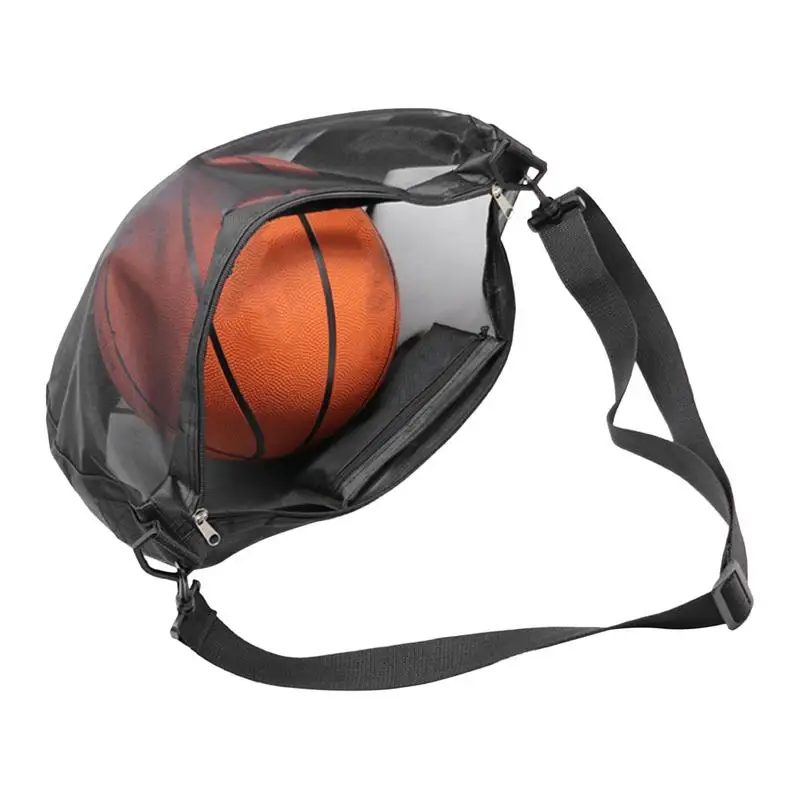 Mesh Single Ball Bag Mesh Swim Gym Bag Sling Net Carry Bag Sport Game Ball Storage Bag Large Capacity Mesh Swim Gym Bag For Gym