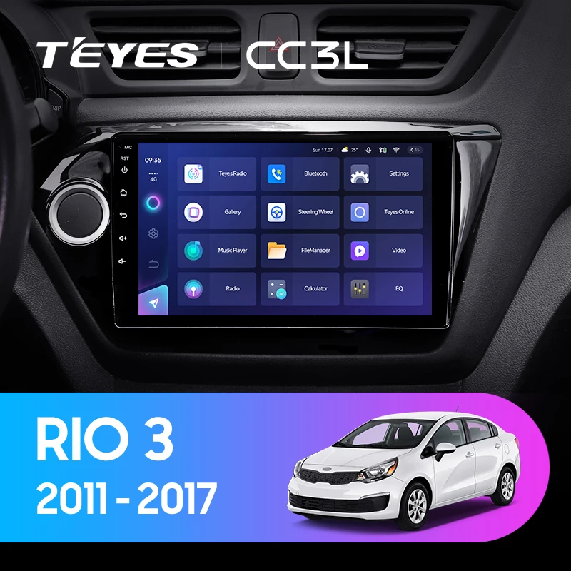 TEYES CC3L WIFI For Kia RIO 3 4 2011 - 2020 Car Radio Multimedia Video Player Navigation stereo GPS Android No 2din 2 din dvd