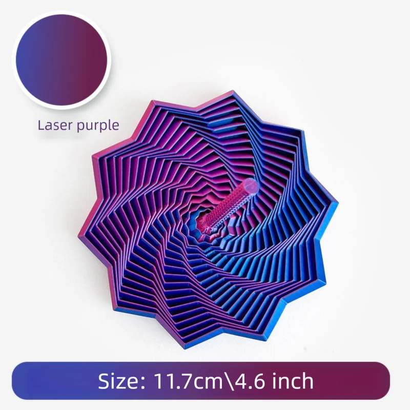 ثلاثية الأبعاد مطبوعة ستار لعبة مجسمة مع مقبض الإصبع الضغط لعبة مضلع PLA الإصدار الإجهاد مكافحة القلق الإجهاد الإغاثة الكمامة اللعب
