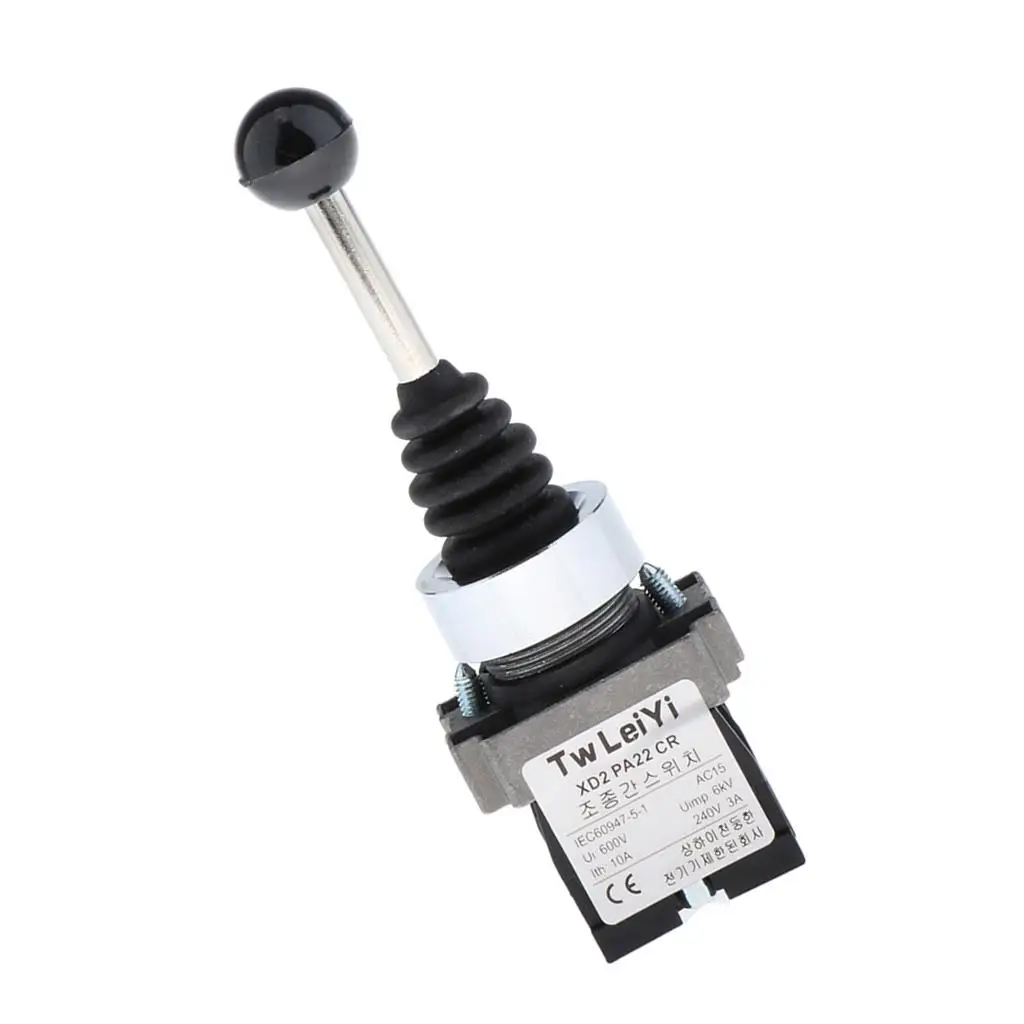 Self Locking Joystick Switch ABS Plastic 2 Position Rocker Toggle for Boat Conveyors Factories