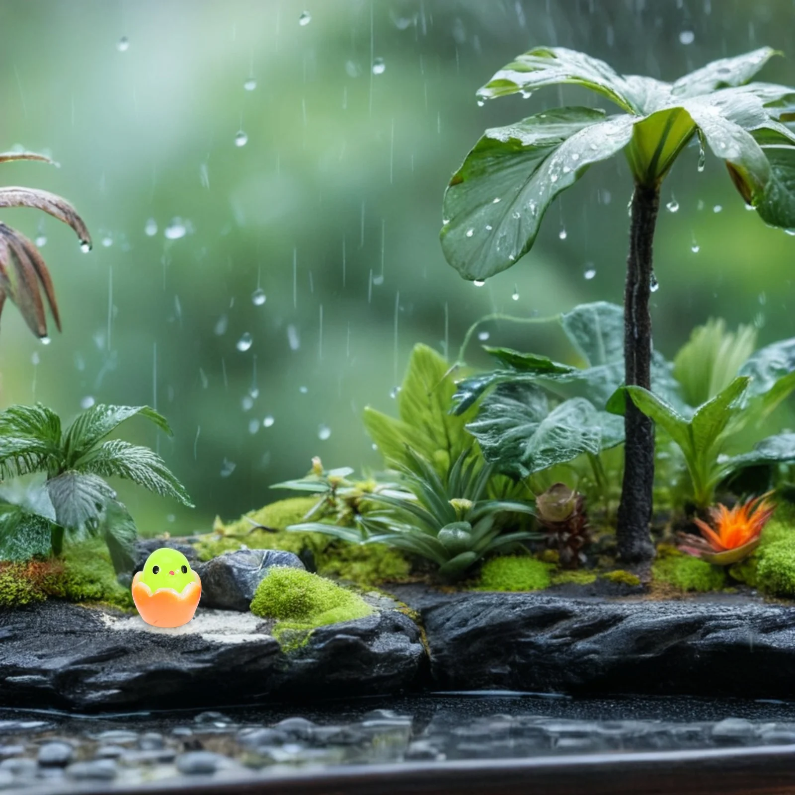 

50 PCS Simulated Bonsai Accessories Miniature Garden Resin Figurines Miniatures