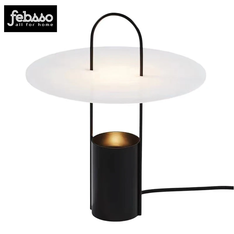 

Modern Elegant Table Lamp Lantern Design Designer Bedside Lamp Aluminium Night Light