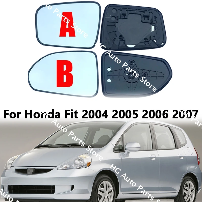 Links rechts außen Rückspiegel Linsen glas für Honda Fit 2004 2005 2006 2007 Türflügel Rückspiegel Glas ohne Heizung