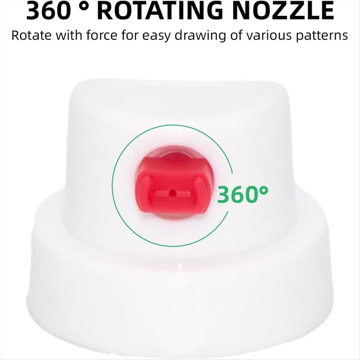 2026 + 24 قطعة - مجموعة أغطية وفوهات الطلاء - مجموعة محول لعلب الذكور، - فوهة العلب، مجموعة التحكم في درجة الفنان