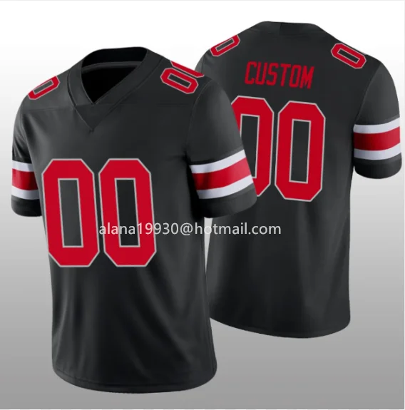 Dostosowane Buckeyes Jersey Harrison JR. Strod Henderson McCord Egbuka szyta koszulka