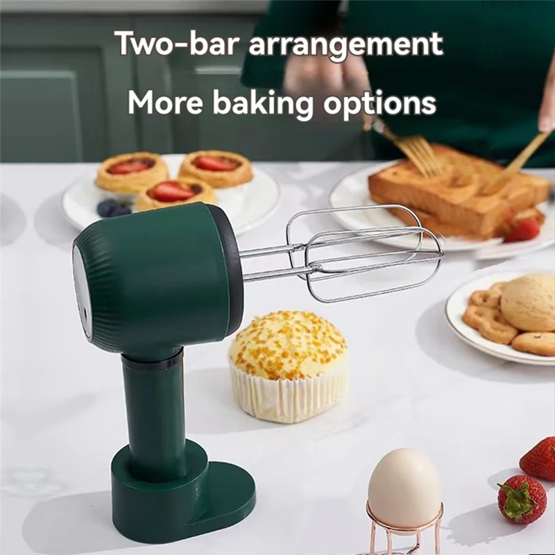 Wireless Handheld Semi-Automatic Electric Egg Beater Household Small Automatic Cream Whisk Egg Beater Baking Special-A77G
